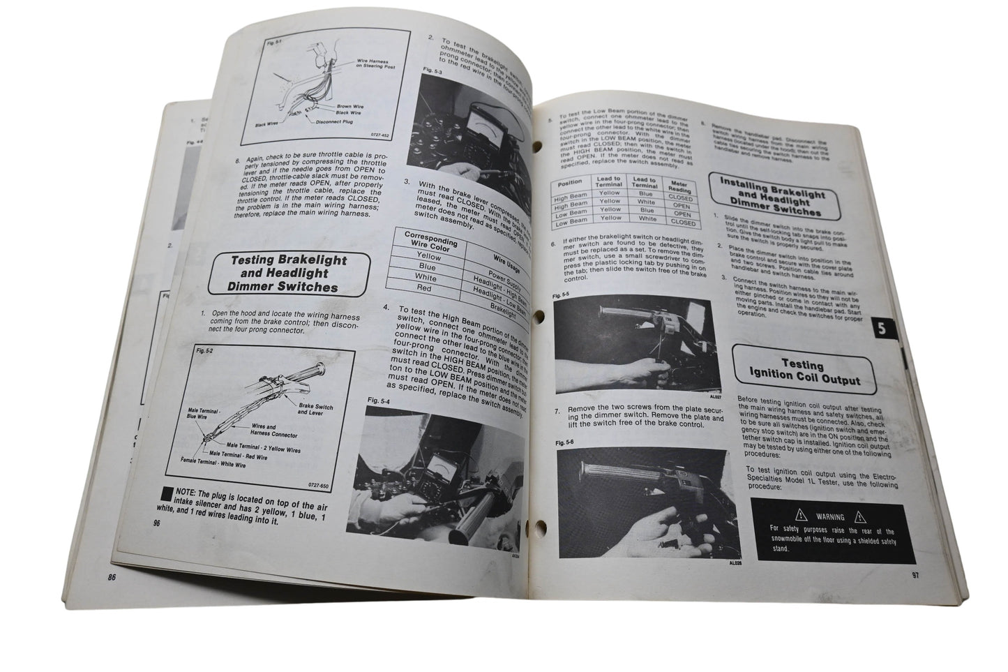 OEM Arctic Cat 2254-499 1989 Arctic Cat Wildcat El Tigre EXT Service Manual