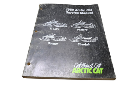 OEM Arctic Cat 2254-453 1988 Arctic Cat Service Manual El Tigre Pantera Cougar Cheetah