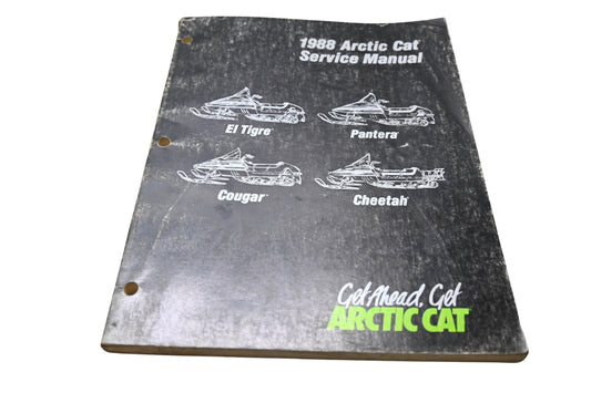 OEM Arctic Cat 2254-453 1988 Arctic Cat Service Manual El Tigre Pantera Cougar Cheetah