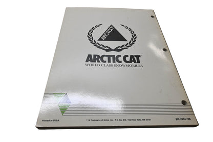 OEM Arctic Cat 2254-736 1992 Arctic Cat Snowmobile Service Manual