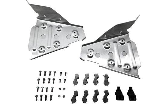 New OEM Honda 08P74-HL4-A00 Pioneer 1000 Aluminum A-Arm Guards Front Kit NOS