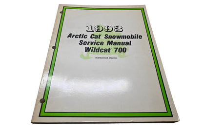 OEM Arctic Cat 2254-830 1993 Arctic Cat Snowmobile Service Manual Wildcat 700