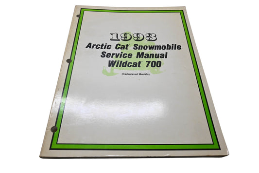 OEM Arctic Cat 2254-830 1993 Arctic Cat Snowmobile Service Manual Wildcat 700