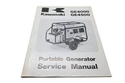 OEM Kawasaki 99924-2022 GE4000 GE4500 Portable Generator Service Manual