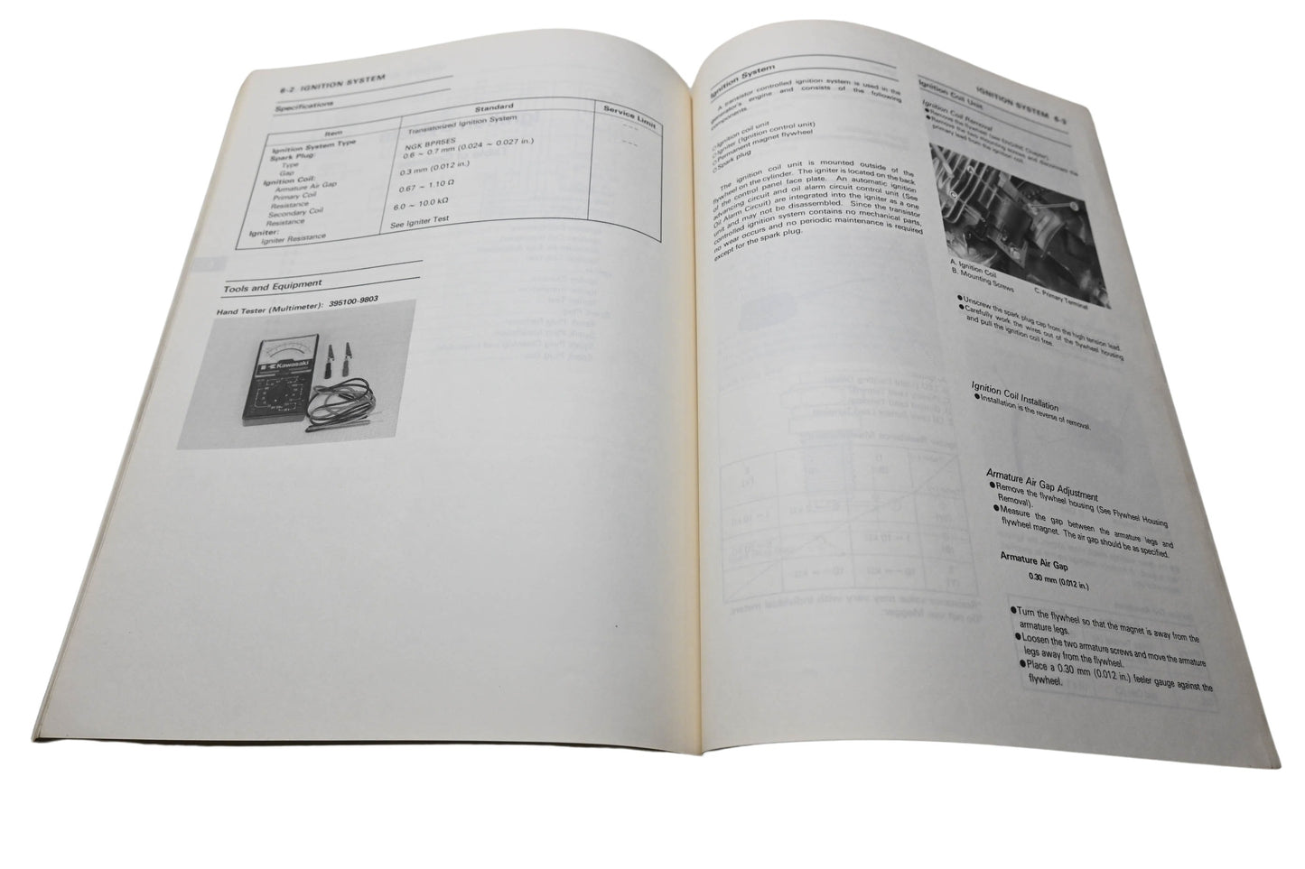 OEM Kawasaki 99924-2022 GE4000 GE4500 Portable Generator Service Manual