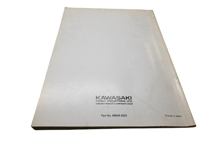 OEM Kawasaki 99924-2022 GE4000 GE4500 Portable Generator Service Manual