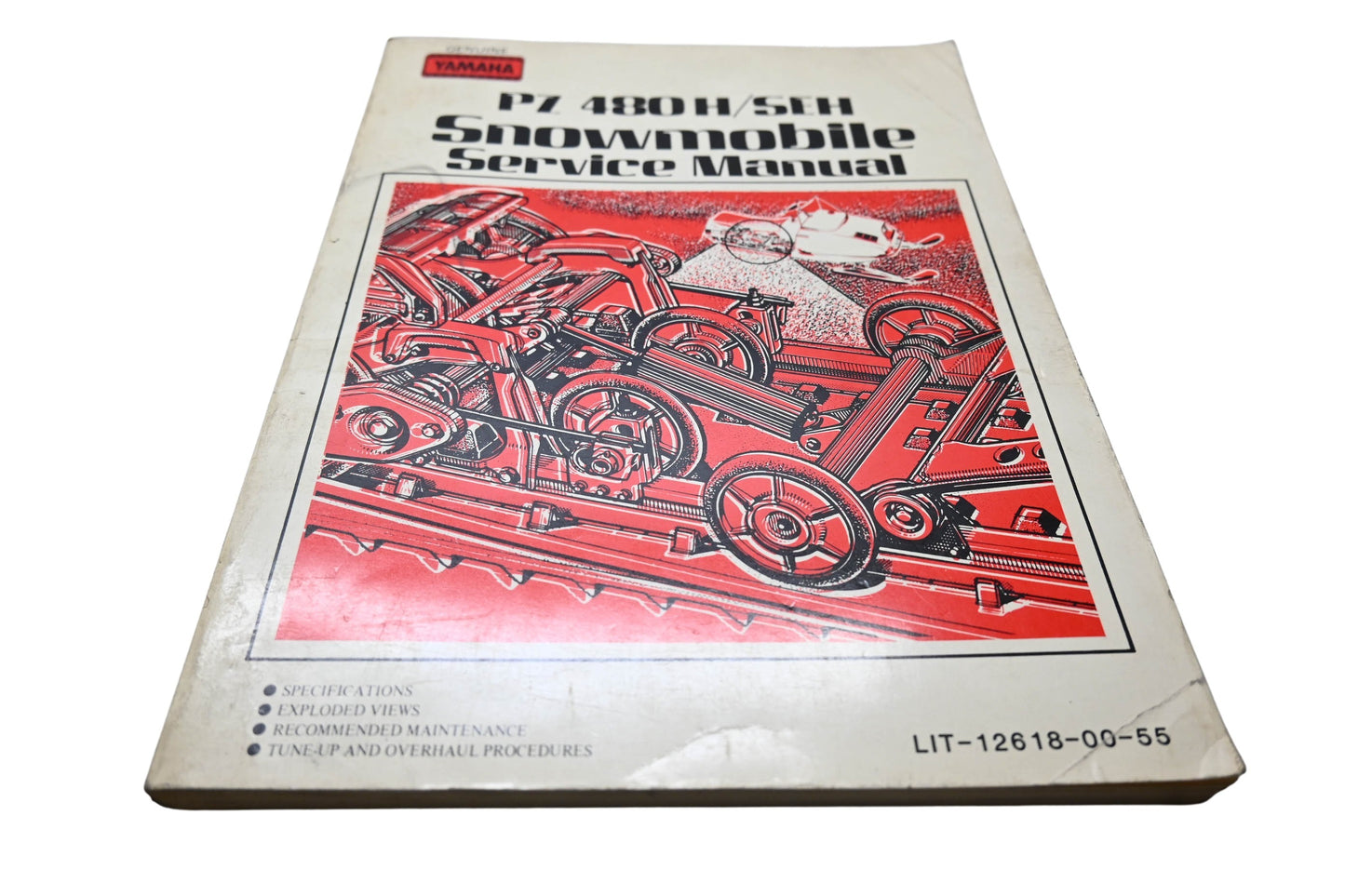 OEM Yamaha LIT-12618-00-55 PZ 480H SEH Snowmobile Service Manual