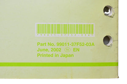 OEM Suzuki 99011-37F52-03A RM250 Owner's Service Manual