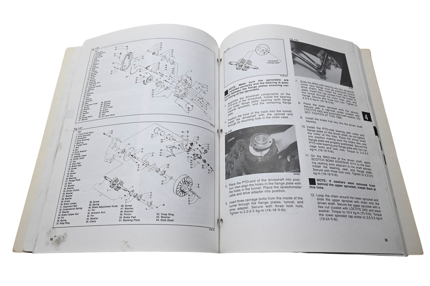 OEM Arctic Cat 2255-007 1994 EXT 580 EFI Service Manual Arctic Cat Snowmobiles