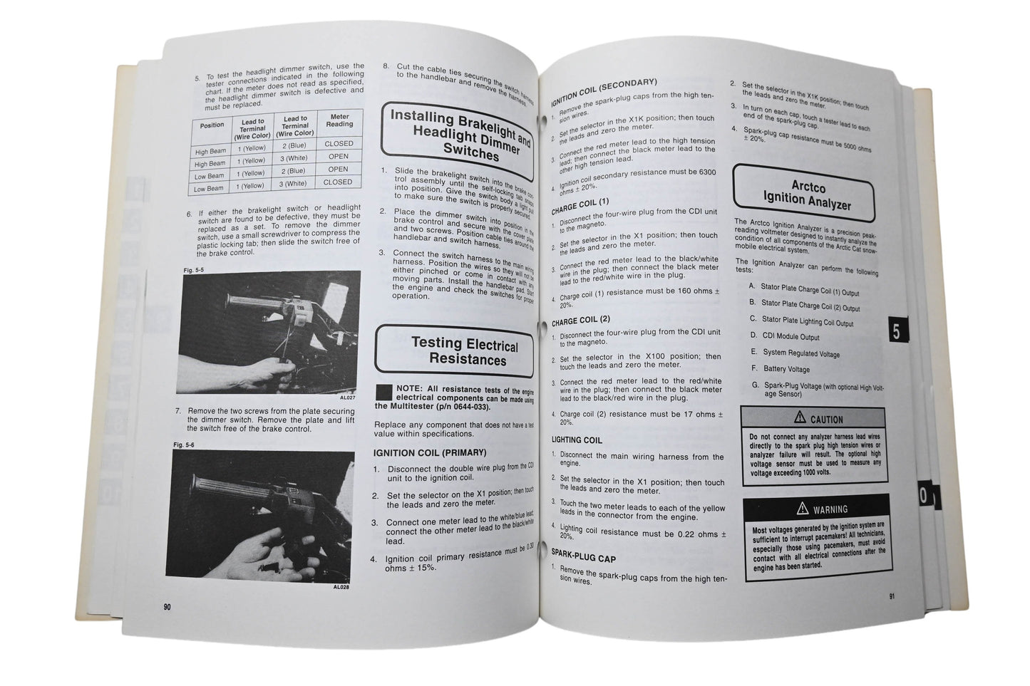 OEM Arctic Cat 2255-006 1994 EXT 580 Service Manual Arctic Cat Snowmobiles