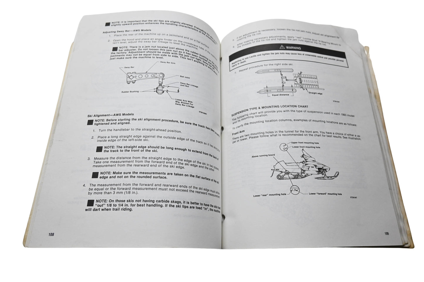 OEM Arctic Cat 2254-849 1993 Arctic Cat Snowmobile Service Training Cat Master Manual