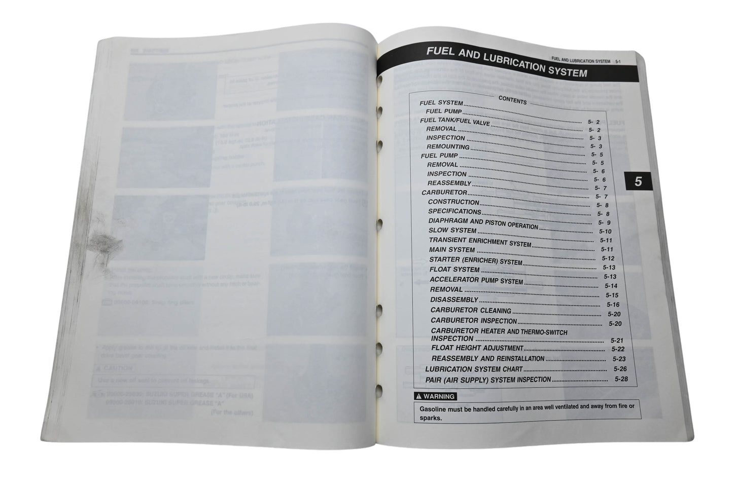 OEM Suzuki 99500-38040-01E VL800 Service Manual
