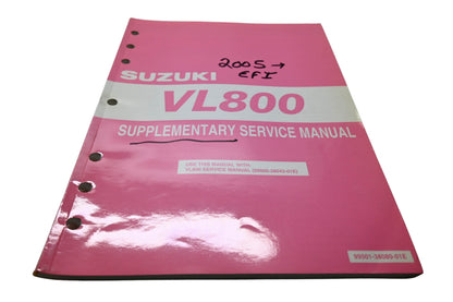 OEM Suzuki 99501-38080-01E VL800 Supplementary Service Manual