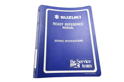 OEM Suzuki 99923-03851 Ready Reference Manual Service Specifications 1985