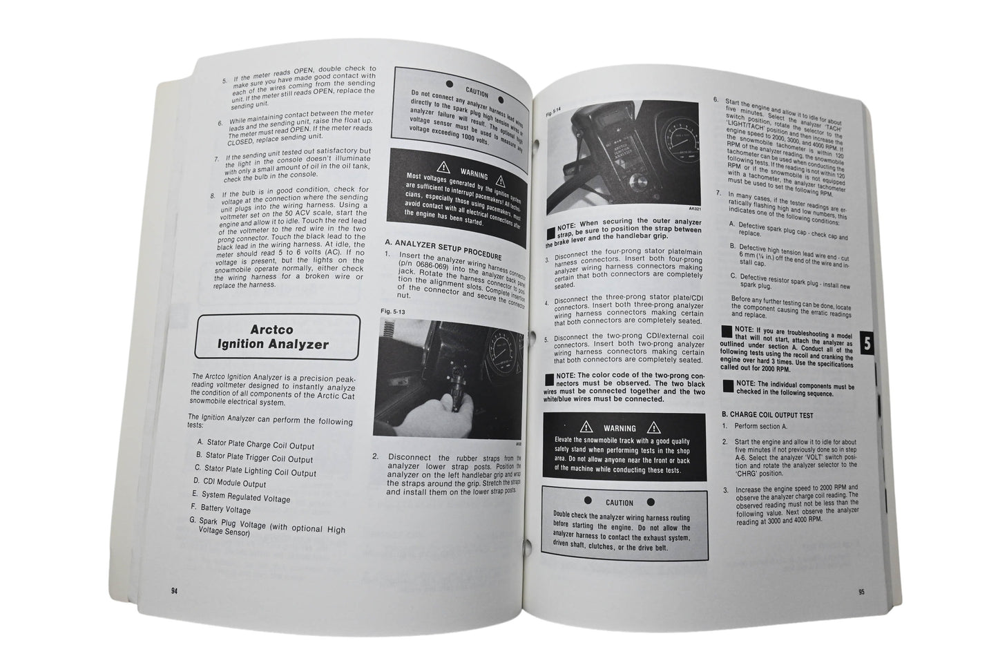 OEM Arctic Cat 2254-734 1992 Arctic Cat Snowmobile Service Manual Wildcat Wildcat Mountain Cat