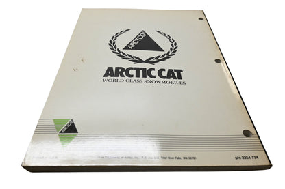 OEM Arctic Cat 2254-734 1992 Arctic Cat Snowmobile Service Manual Wildcat Wildcat Mountain Cat