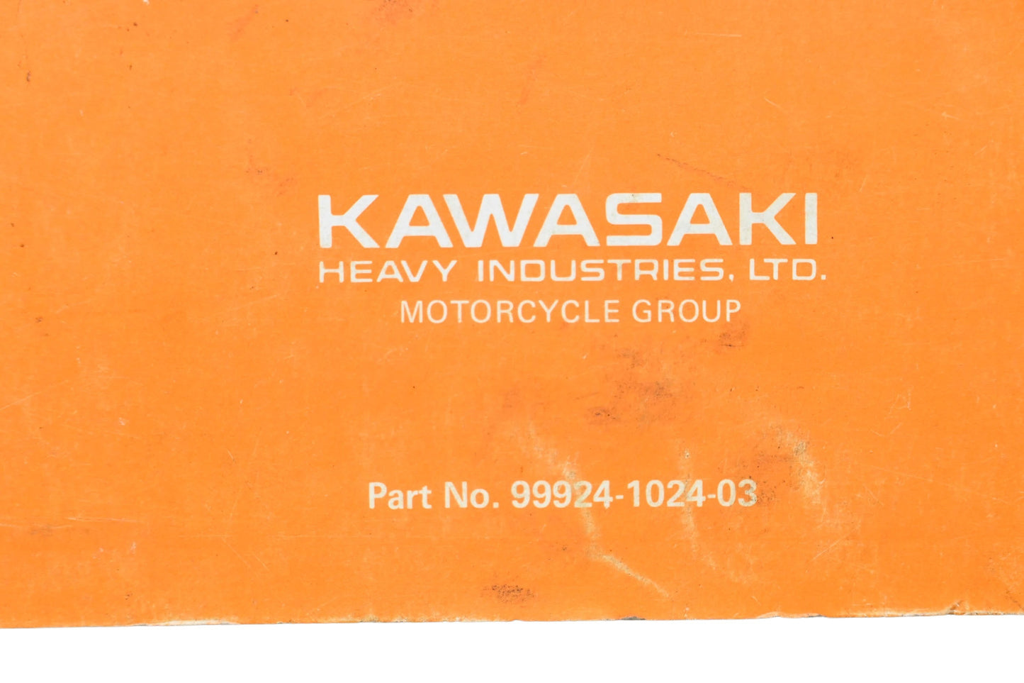 OEM Kawasaki 99924-1024-03 KL250 Motorcycle Service Manual