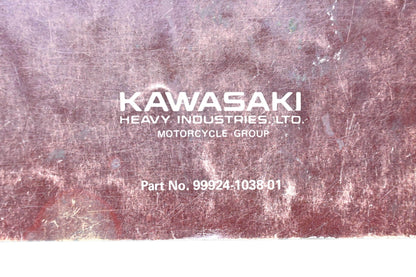OEM Kawasaki 99924-1038-01 GPz1100 Motorcycle Service Manual Supplement