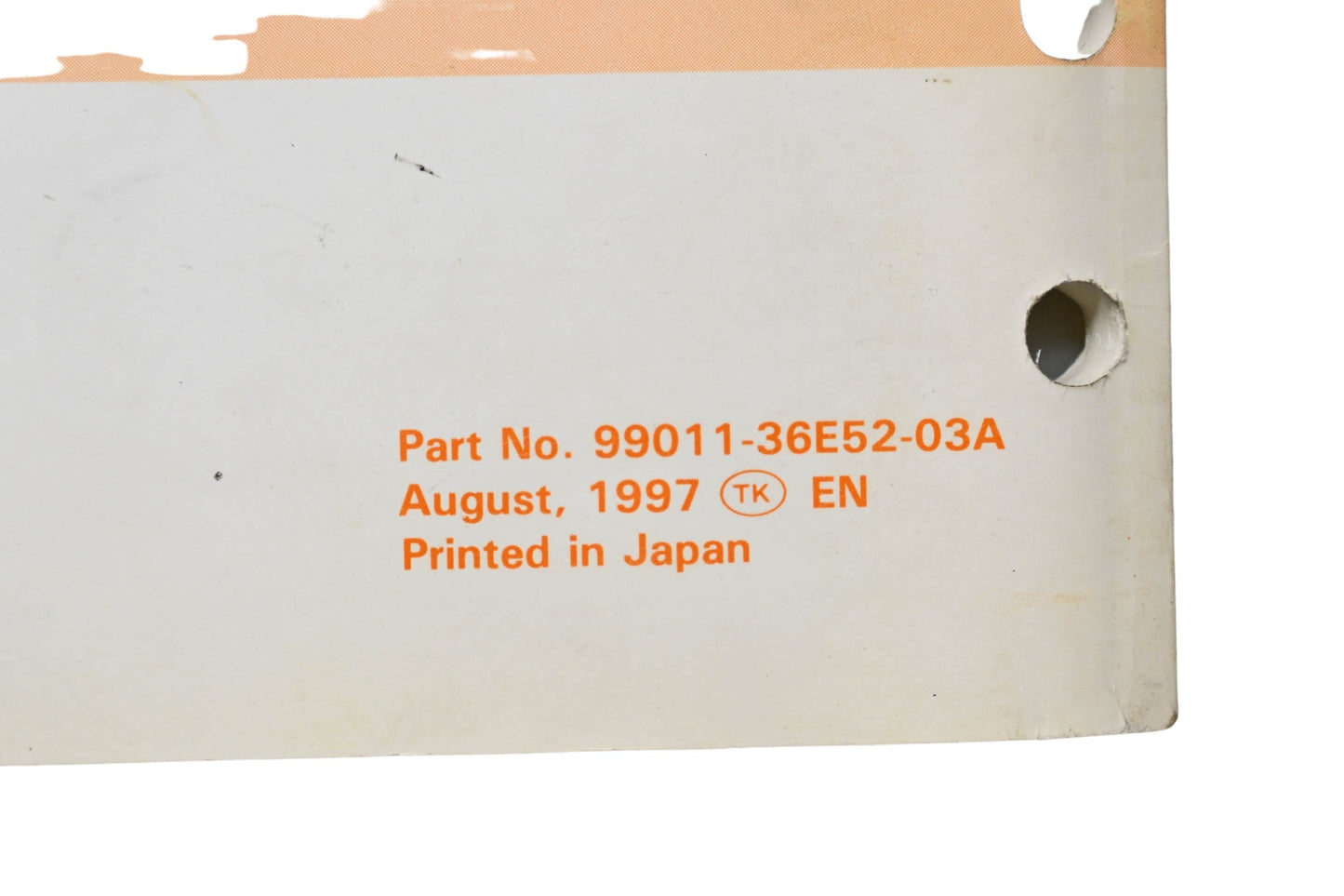 OEM Suzuki 99011-36E52-03A Owner's Service Manual RM125