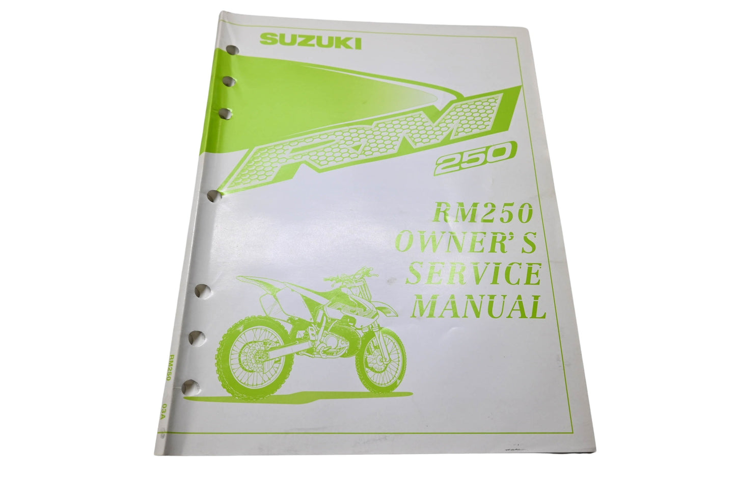 OEM Suzuki 99011-37E54-03A RM250 Owner's Service Manual