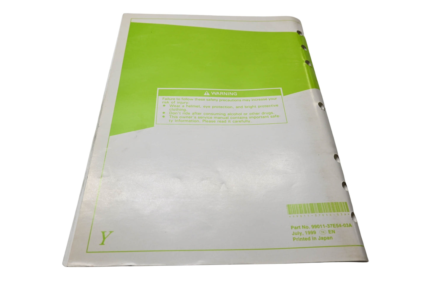 OEM Suzuki 99011-37E54-03A RM250 Owner's Service Manual