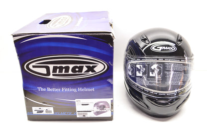 Gmax 248025, 72-6210M Black Full Face Snow Helmet Medium NOS