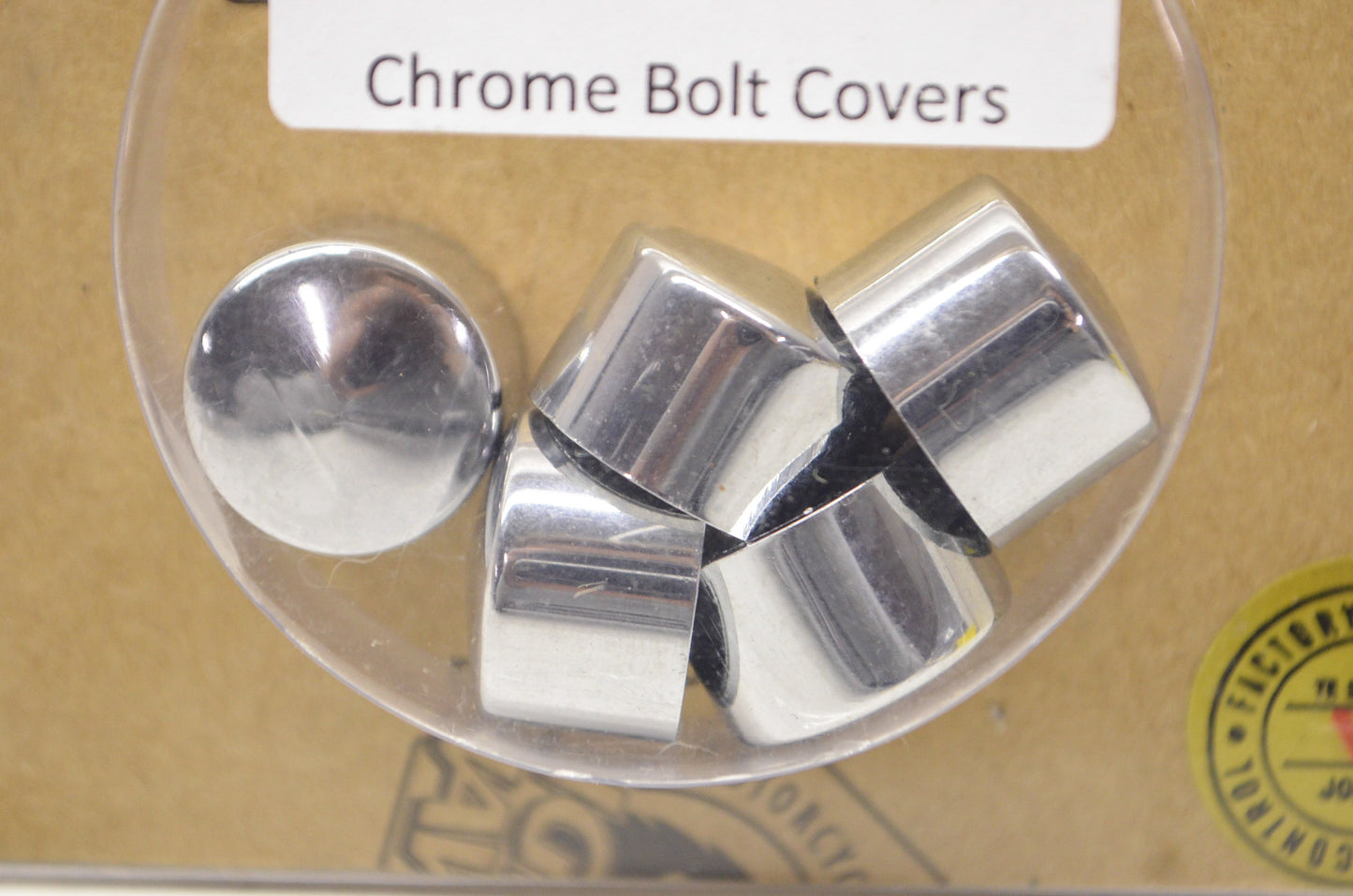 New Highway Hawk Chrome M10 Hex Head Bolt Covers 5Pk 14mm