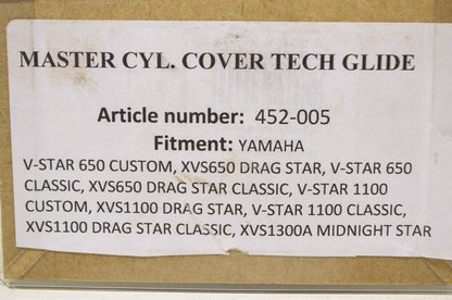 Chrome Master Cylinder Cover Yamaha V Star NOS