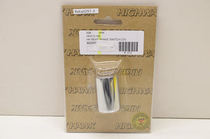 New Highway Hawk Chrome Rear Brake Switch Cover