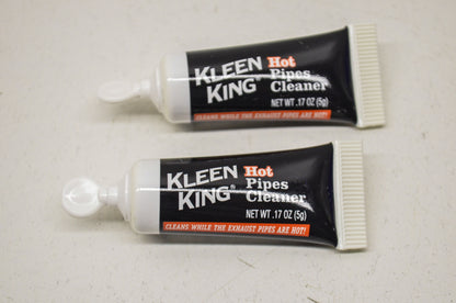 New Kleen King Hot Pipes Cleaner Sampler Size Tubes .17oz QTY 2