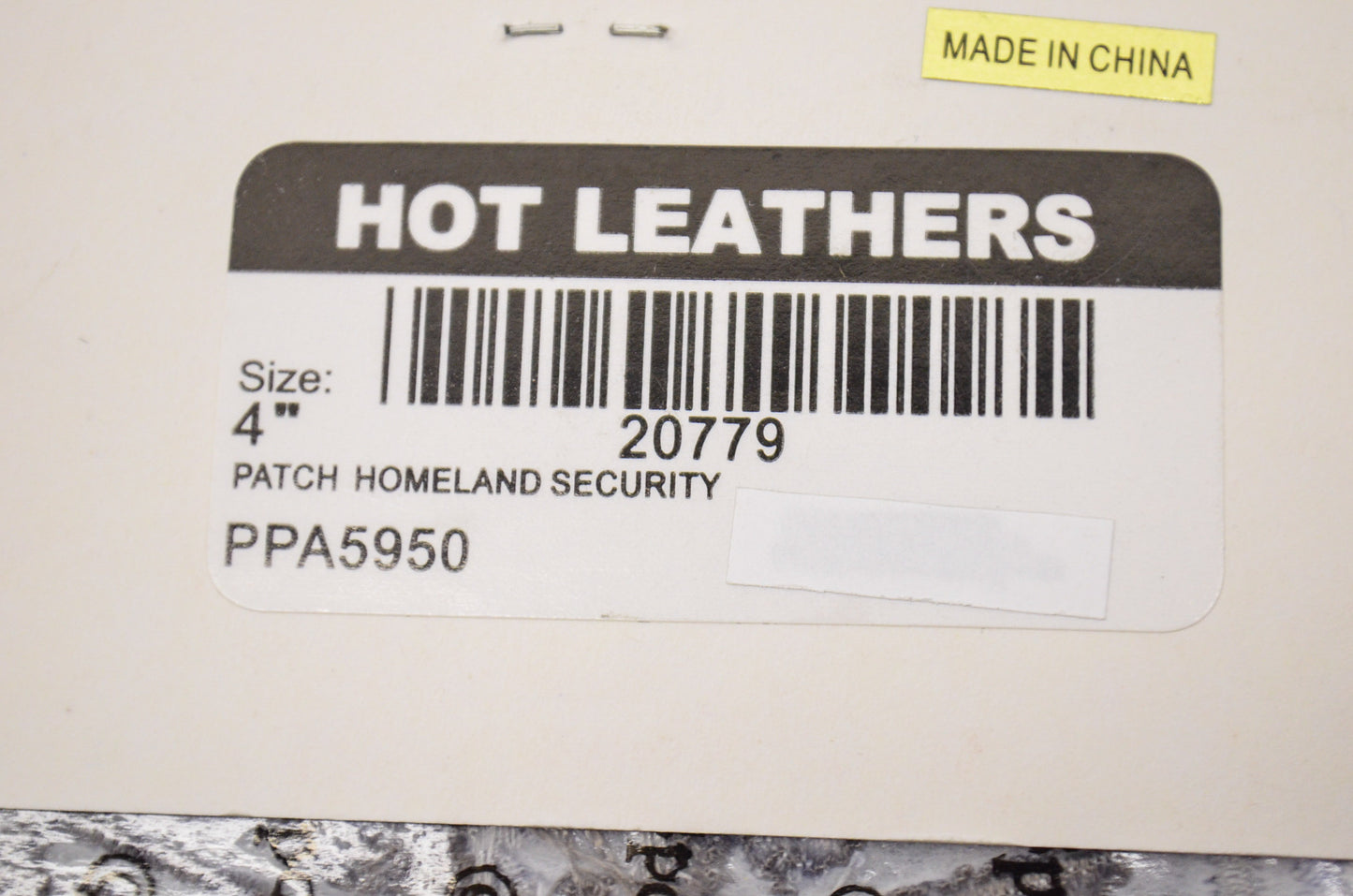 New Hot Leathers 2nd Amendment 1789 Homeland Security 4in Patch