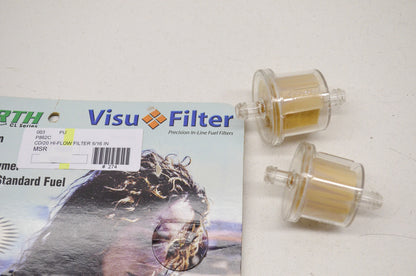New Visu Filter CD/20 Hi Flow Precision In Line Filters QTY 2 5/16in Discontinue