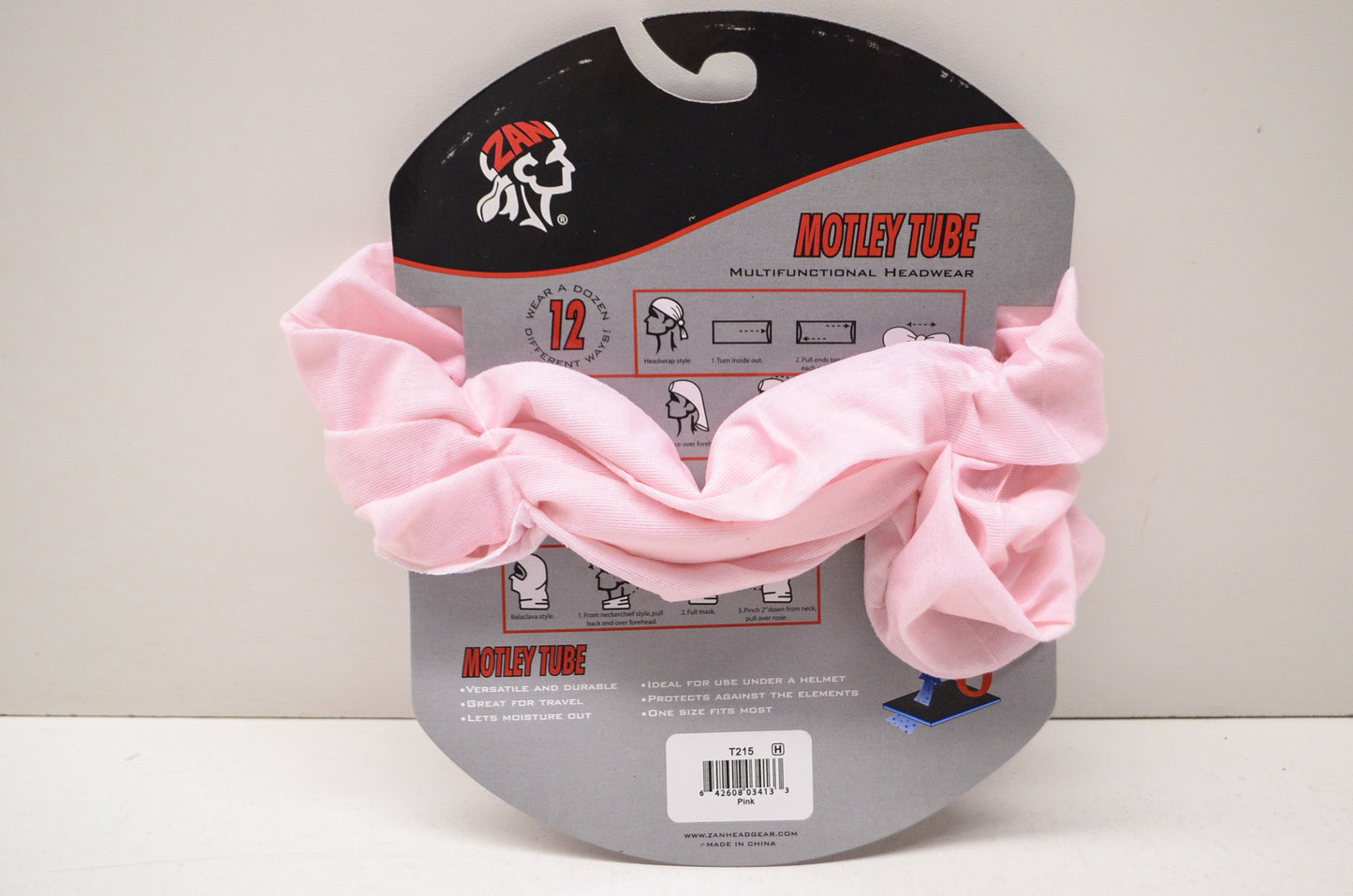 Motley Tube Multifunctional Headwear Pink NOS