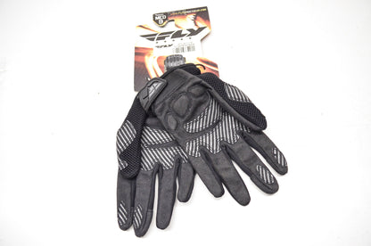 New Fly Racing Black Mesh Coolpro Gloves Men's Med Sz 9