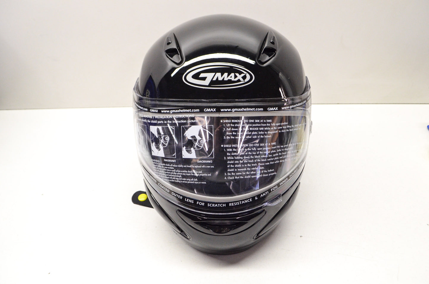 Black Full Face Snow Helmet Large NOS
