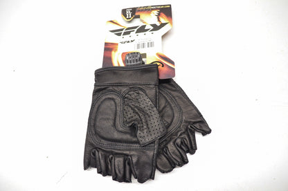 New Fly Racing Half N Half Perforated Fingerless Gloves Men's XL Sz 11
