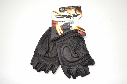 New Fly Racing Half N Half Perforated Fingerless Gloves Men's Med Sz 9
