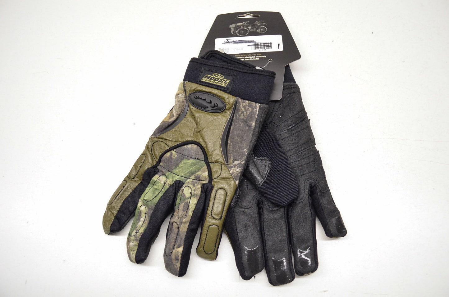 New Moose Mossy Oak Camo Break Up Riding Gloves Large