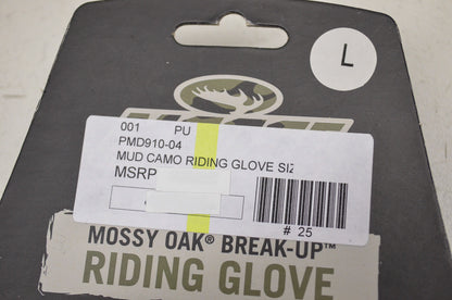 New Moose Mossy Oak Camo Break Up Riding Gloves Large