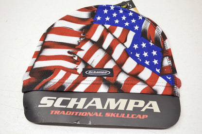 Traditional Stretch Skull Cap American Flag NOS