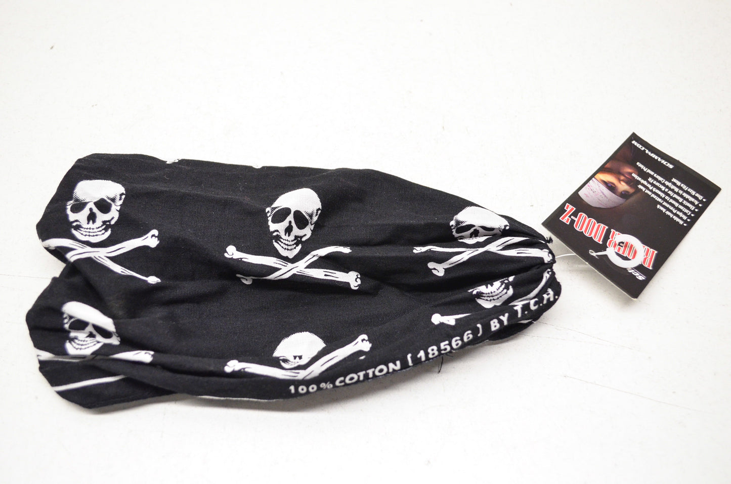 New Schampa Light Rider Doo Z Elastic Headband Skulls