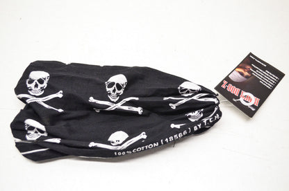 New Schampa Light Rider Doo Z Elastic Headband Skulls