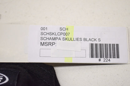 New Schampa Stretch Skullie Cap Black