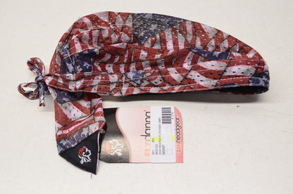 New Zan Headgear Vented Flydanna Headwrap American Flag Mesh