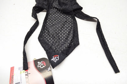 New Zan Headgear Flydanna Vented Black Mesh Headwrap