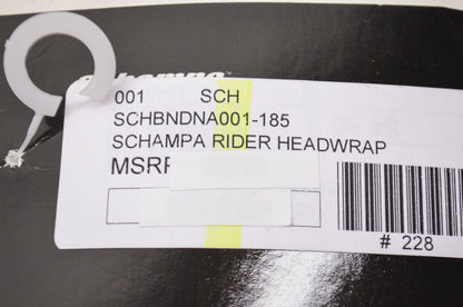 New Schampa Rider Headwrap Coral Skulls & Cross Bones