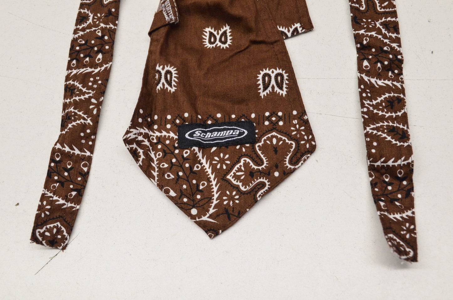 New Schampa Rider Headwrap Brown Paisley