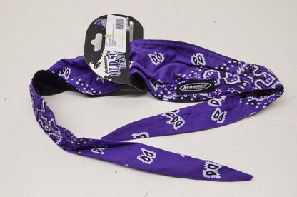 New Schampa Old School Bandana Purple Paisley