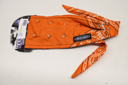 New Schampa Old School Bandana Orange Paisley