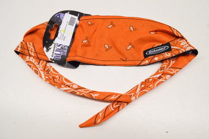 New Schampa Old School Bandana Orange Paisley